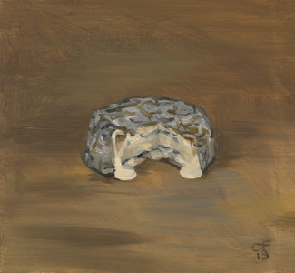 Burts Blue, 2013 (oil on wood)