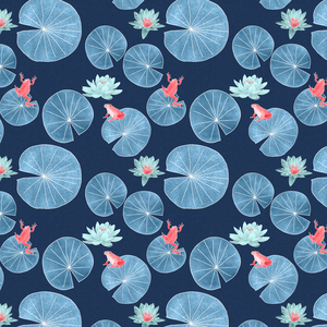 Lilypond pattern II, 2020 (graphite pencil & digital)