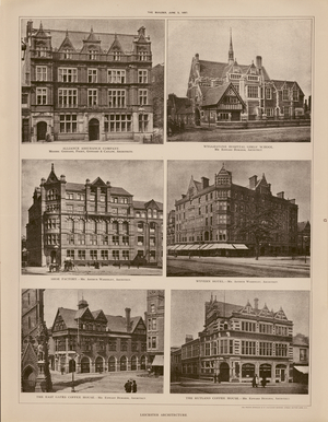 Leicester Architecture (engraving)