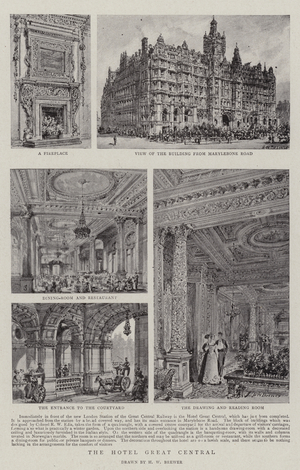 The Hotel Great Central (litho)