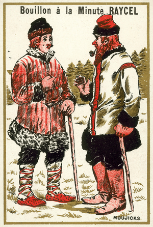 Russian peasants (chromolitho)