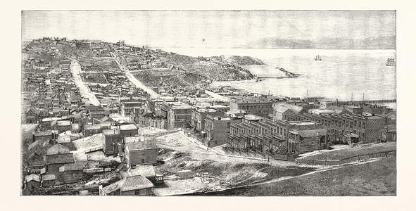 The Golden Gate San Francisco Engraving 1876, Us