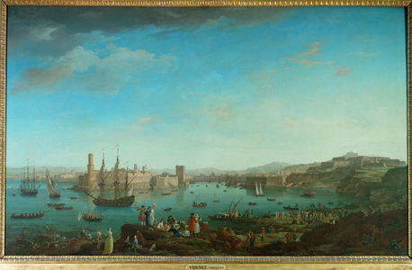 L' entree du port de Marseilles - harbour mouth of Marseilles ...