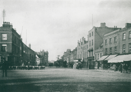 Peterborough: Long Causeway (b/w photo)