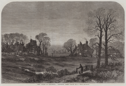 "The Curate of Glevering," Glevering Green (engraving)