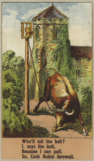 Cock Robin (colour litho)