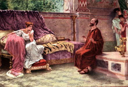 Set of biblical educational Postcards in the 50's (print)