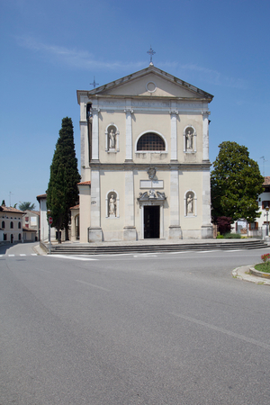 Parish church, Aiello del Friuli, Udine, Friuli Venezia Giulia, Italy
