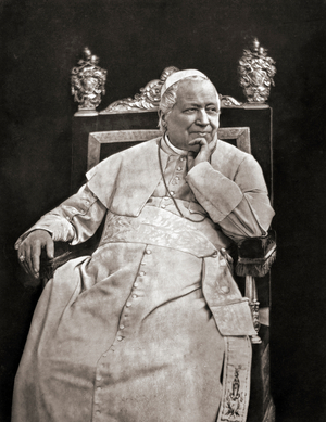 Pope Pius IX, born Giovanni Maria Mastai-Ferretti