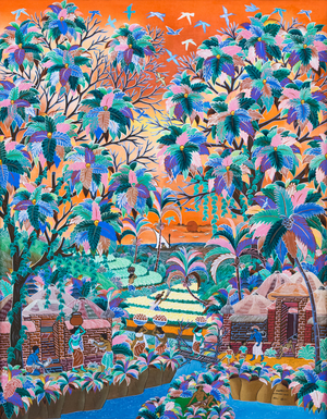 Sunset, c. 1994 (oil on canvas)