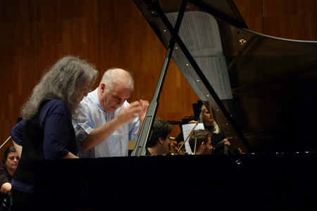Martha Argerich and Daniel Barenboim