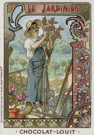 The gardener (chromolitho)