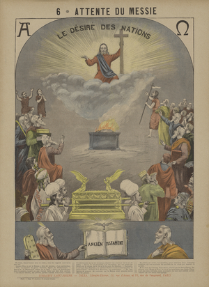 Expectation of the Messiah (colour litho)