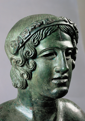 Head of a young man, 6th-5th BC (bronze)