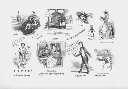 Page from A Cambridge Scrap-Book, 1859. (engraving)