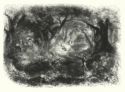 Illustration for the ballet, La Giselle (engraving)