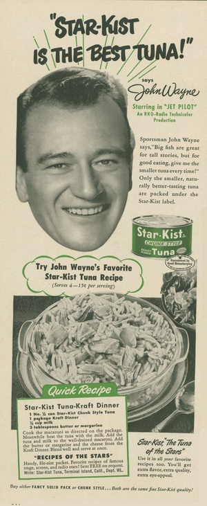 Starkist Magazine, advert, USA, 1950s