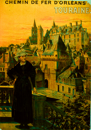 French railroad poster