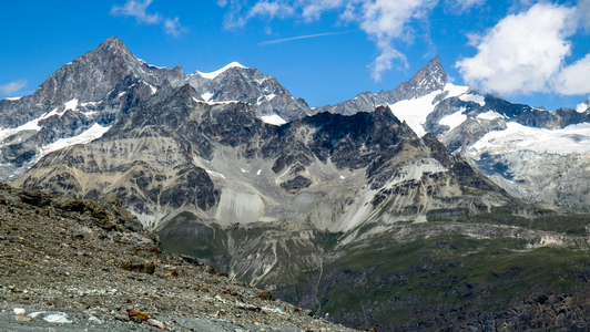 Matterhorn massif, Valais, Switzerland (photo)