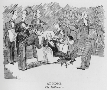 At Home, The Millionaire (litho)