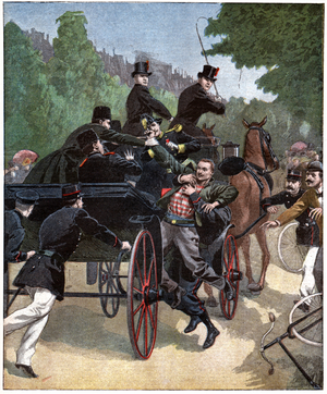 The Shah Mozaffar ad Din, 1900 (print)