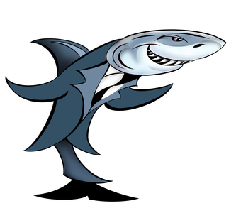 Shark in a suit - allegory