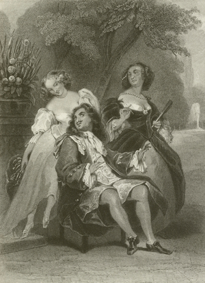 L'Homme Entre Deux Ages, Et Ses Deux Maitresses (engraving)