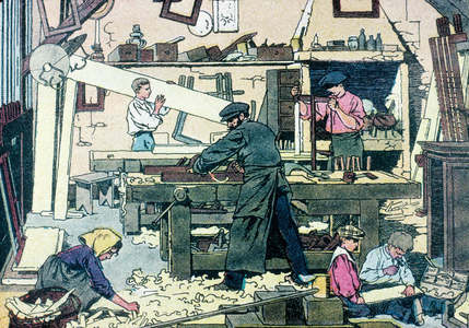 The carpenter drawing of Raffin