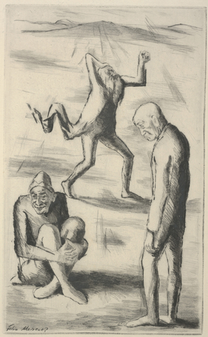 Lear, 1918 (etching)
