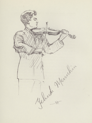 Yehudi Menuhin (litho)