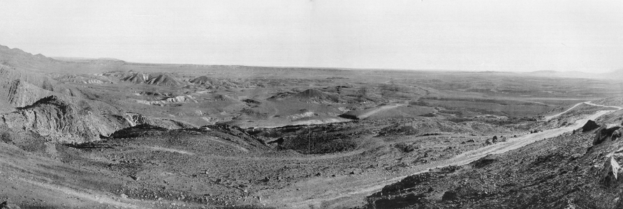 Le Desert du Sahara (b/w photo)