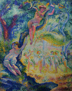 The Clearing, 1906-1907, by Henri-Edmond Cross (1856-1910).