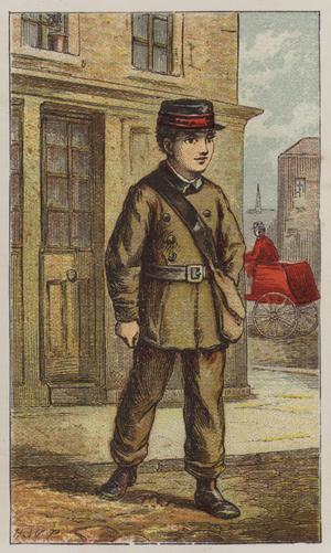 Telegraph Boy (colour litho)