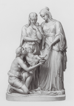 Infant Moses and Pharaoh's Daughter (engraving)