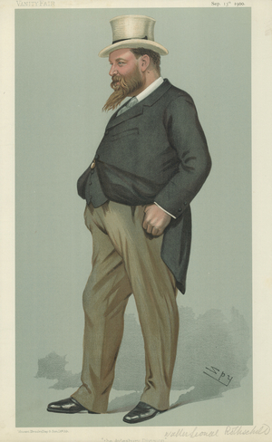 The Hon Walter Lionel Rothschild (colour litho)
