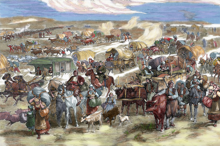 Alexinatz evacuation. Serbia.