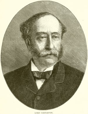 Lord Carnarvon (engraving)