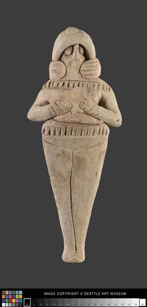 Earth Goddess figurine, 2300-1750 B.C. (earthenware)