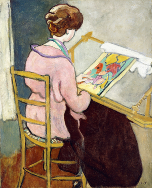 The Tapestry, 1917 (oil on canvas)