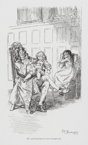 Illustration for The History of Henry Esmond by William Makepeace Thackeray (litho)