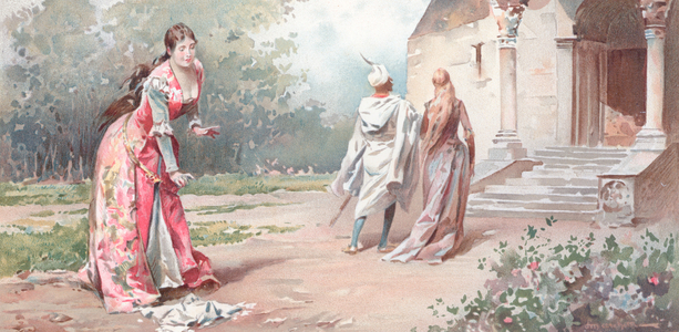 Illustration for Shakespeare's Othello (chromolitho)