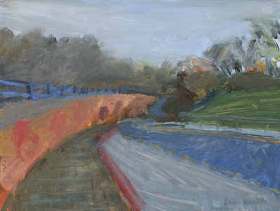 Underpass no. 2, 2024 (oil on panel)