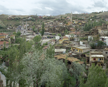 Turkey. Ihlara. Overview. Cappadocia. Central Anatolia.