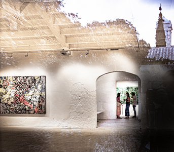 Menorca Illa del Rei Showroom with Reflections