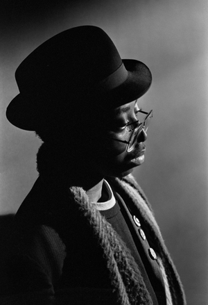 Donald Rodney at Bournville College of Art, c.1980 (b/w photo)