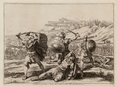 Combat of the Horatii and the Curiatii (etching)