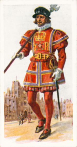 The King's Speres, His Majesty's Body Guard of the Honourable Corps of Gentleman-at-Arms (colour litho)