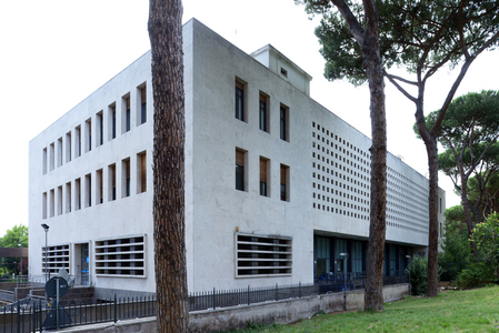 Contemporary architecture : East side - Postal Office , Rome, 1956-1958