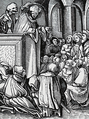 The canon being visited by death