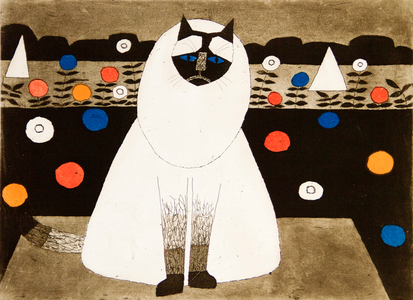 Tom Among the Flowers, 1978 (etching & aquatint)